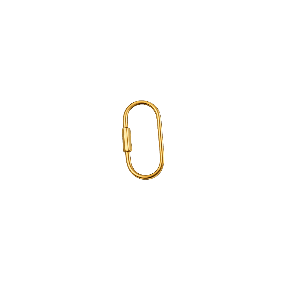 Karabinlås, 6 cm, 1 stk