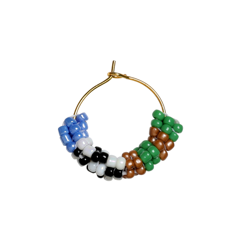 Hoops - 20 mm, 18K gold-plated, 1 pair