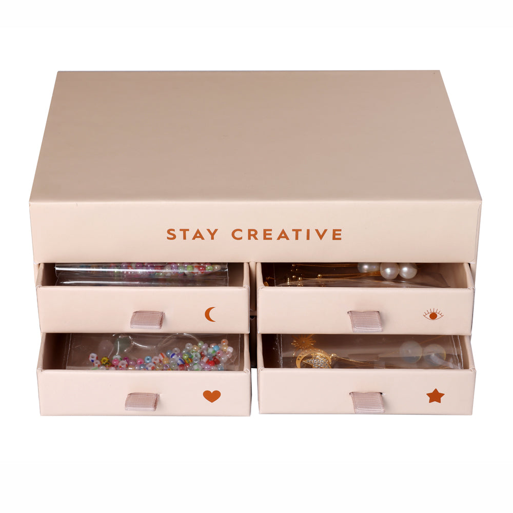 Jewelry box with 4 drawers