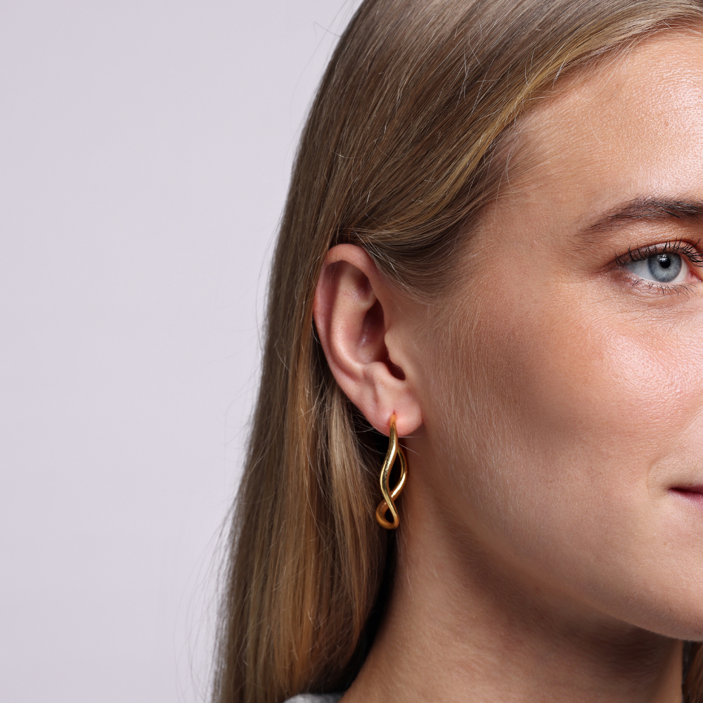 Runway Hoop Ø32 mm, 18K guldbelagt