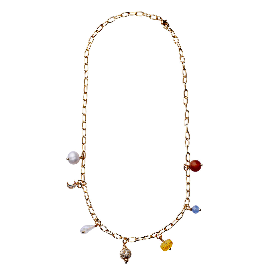 Brown Noise necklace - Jewelry parts for 1 piece of jewelry