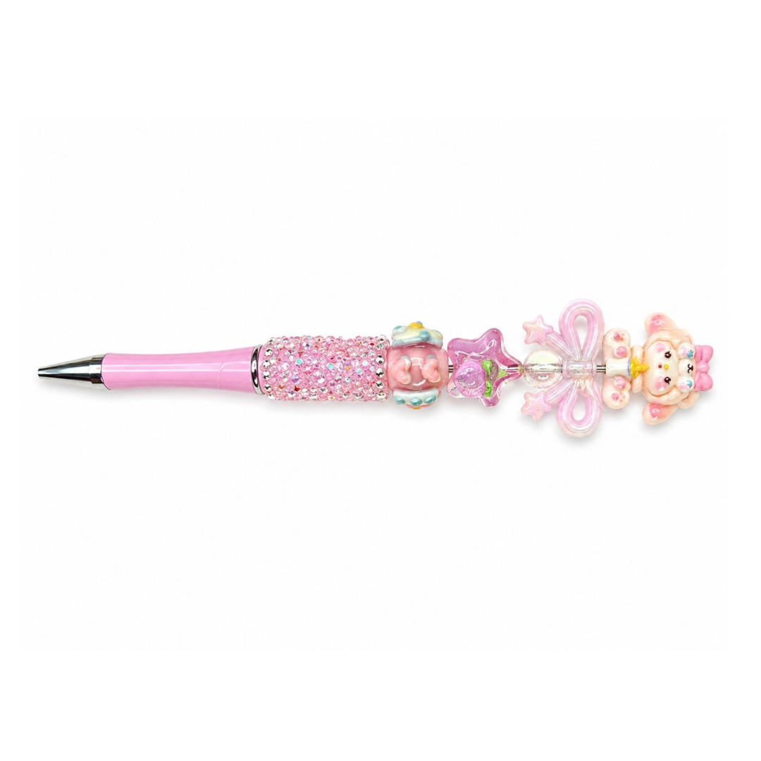 Kawaii ballpoint pen, pink, 1 pc