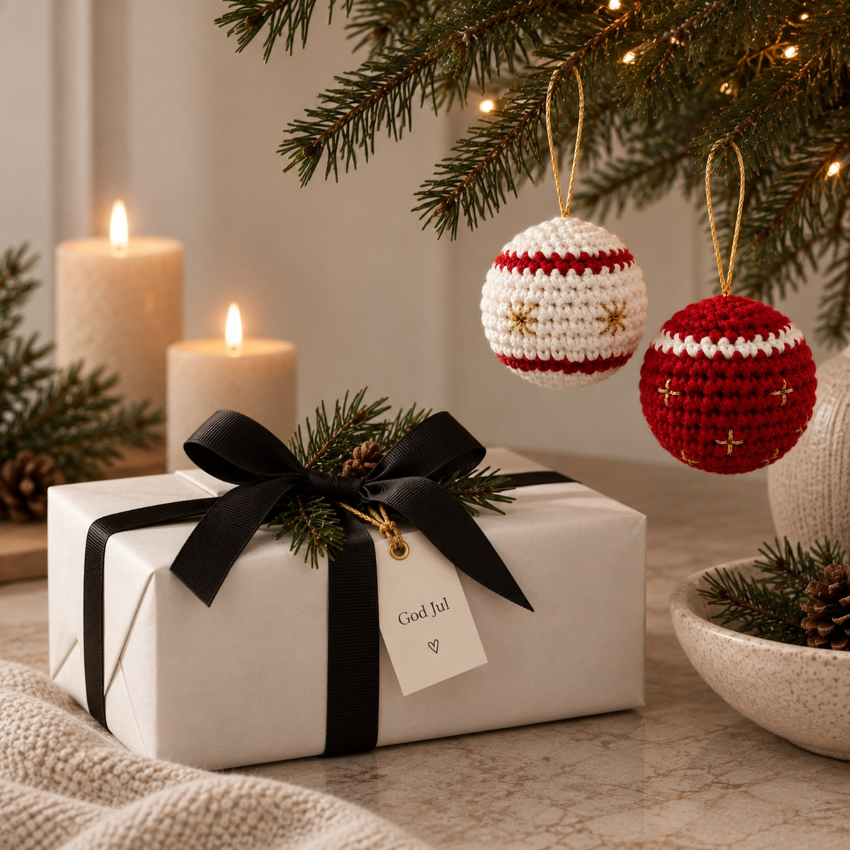Julekugler, Diy hækle box