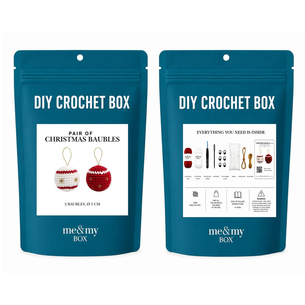 Julekugler, Diy hækle box