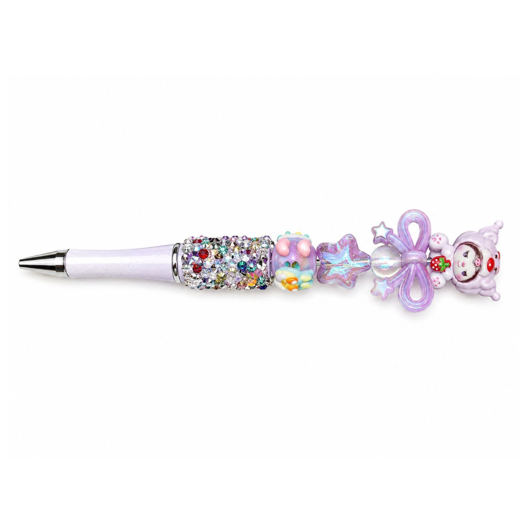 Kawaii ballpoint pen, lilac, 1 pc
