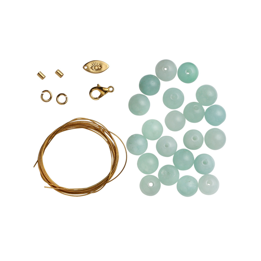 Green Spirit bracelet - Jewelry parts for 1 piece of jewelry