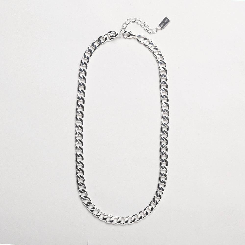 AC - Armor chain, 925S silver plated, 40 + 5CM