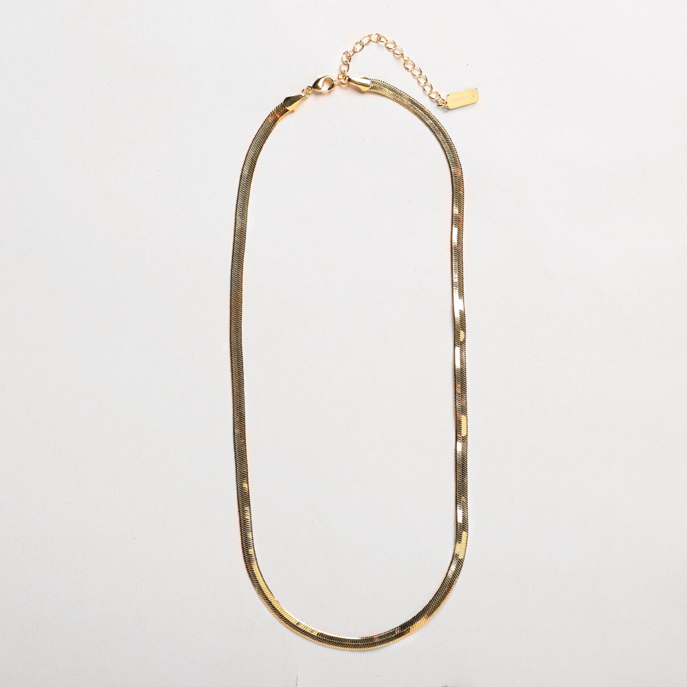 Name necklace, 18K gold plated waterproof