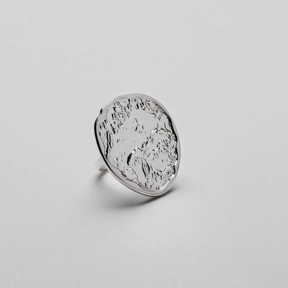 Bornholm Statement Ring, 925S Sterling silver plated