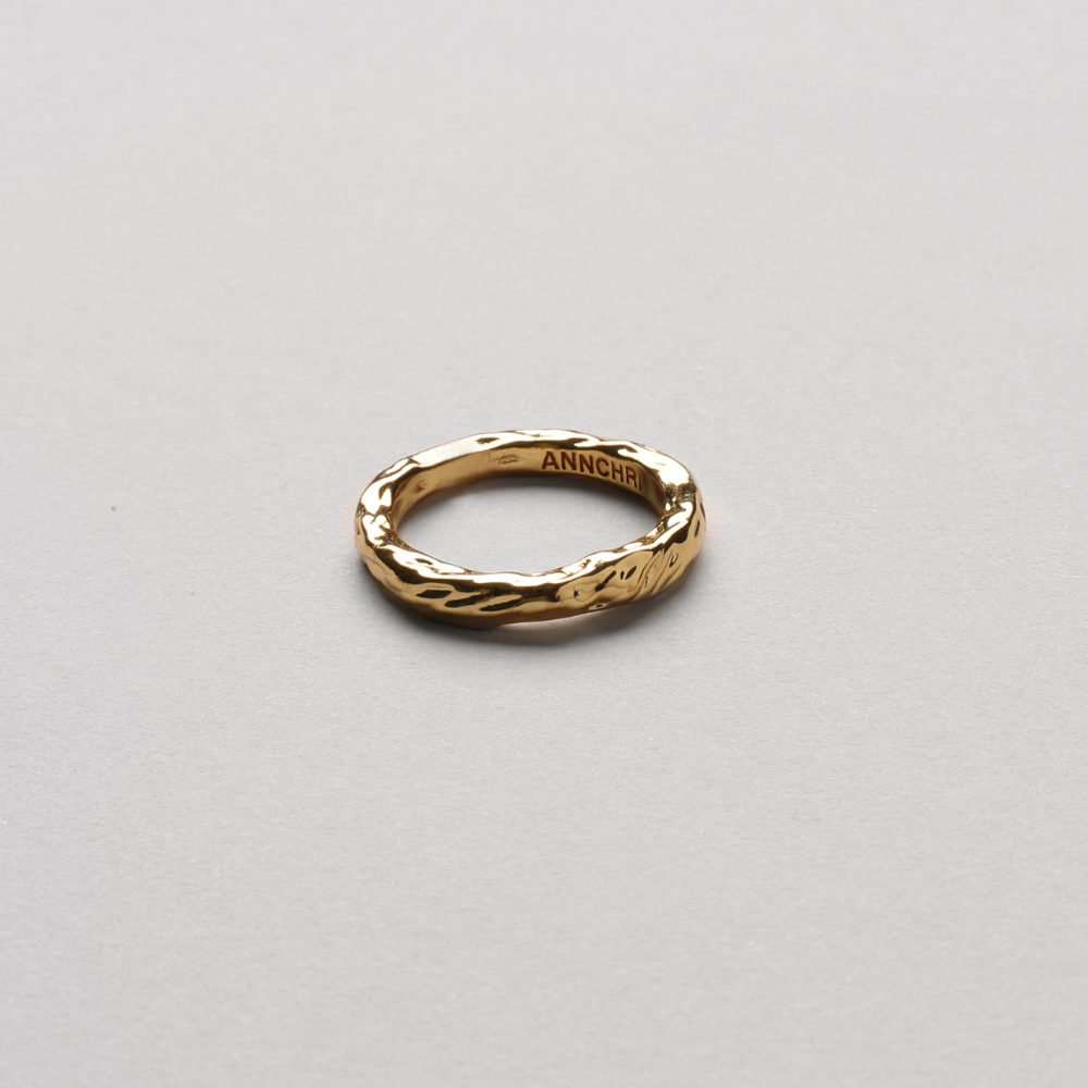 Bornholm Simple Ring, 18K Goldplated