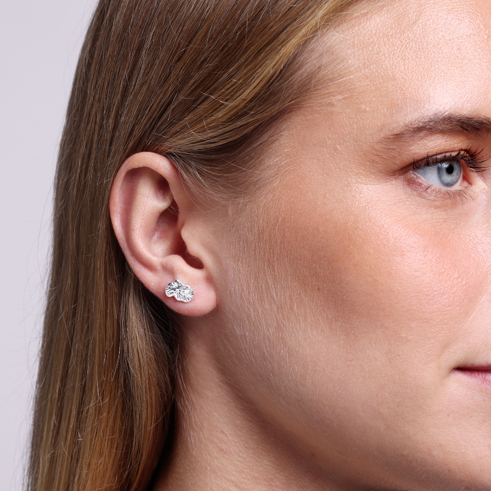 Fingerprint Earstick, 925S Sterling silver plated