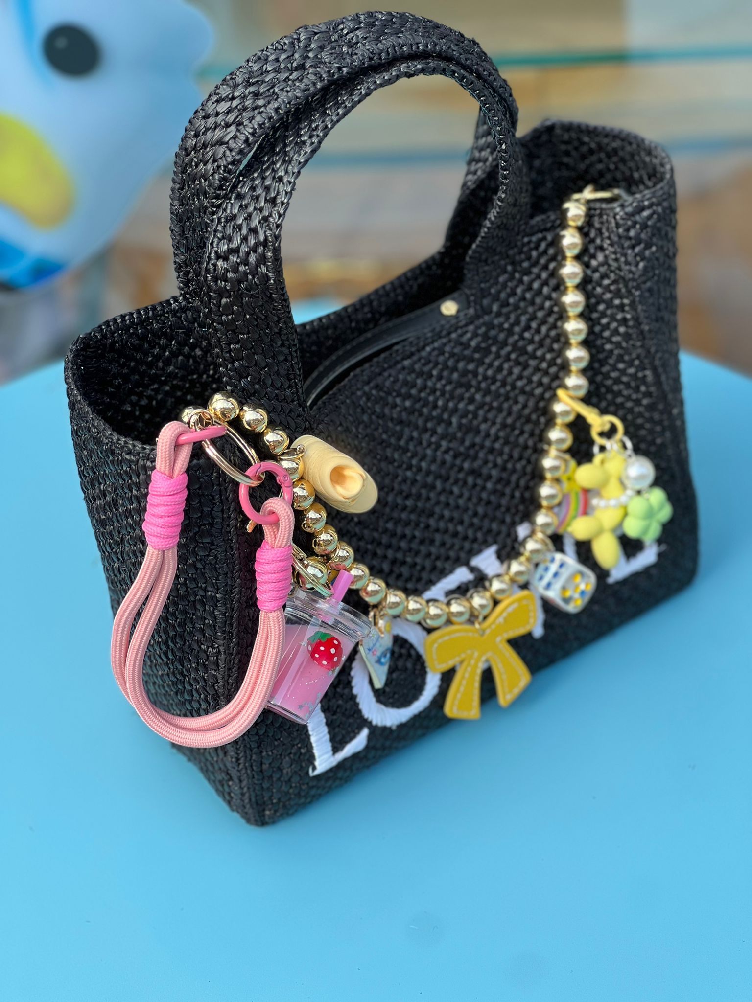 Keyhanger, cord for bags etc.