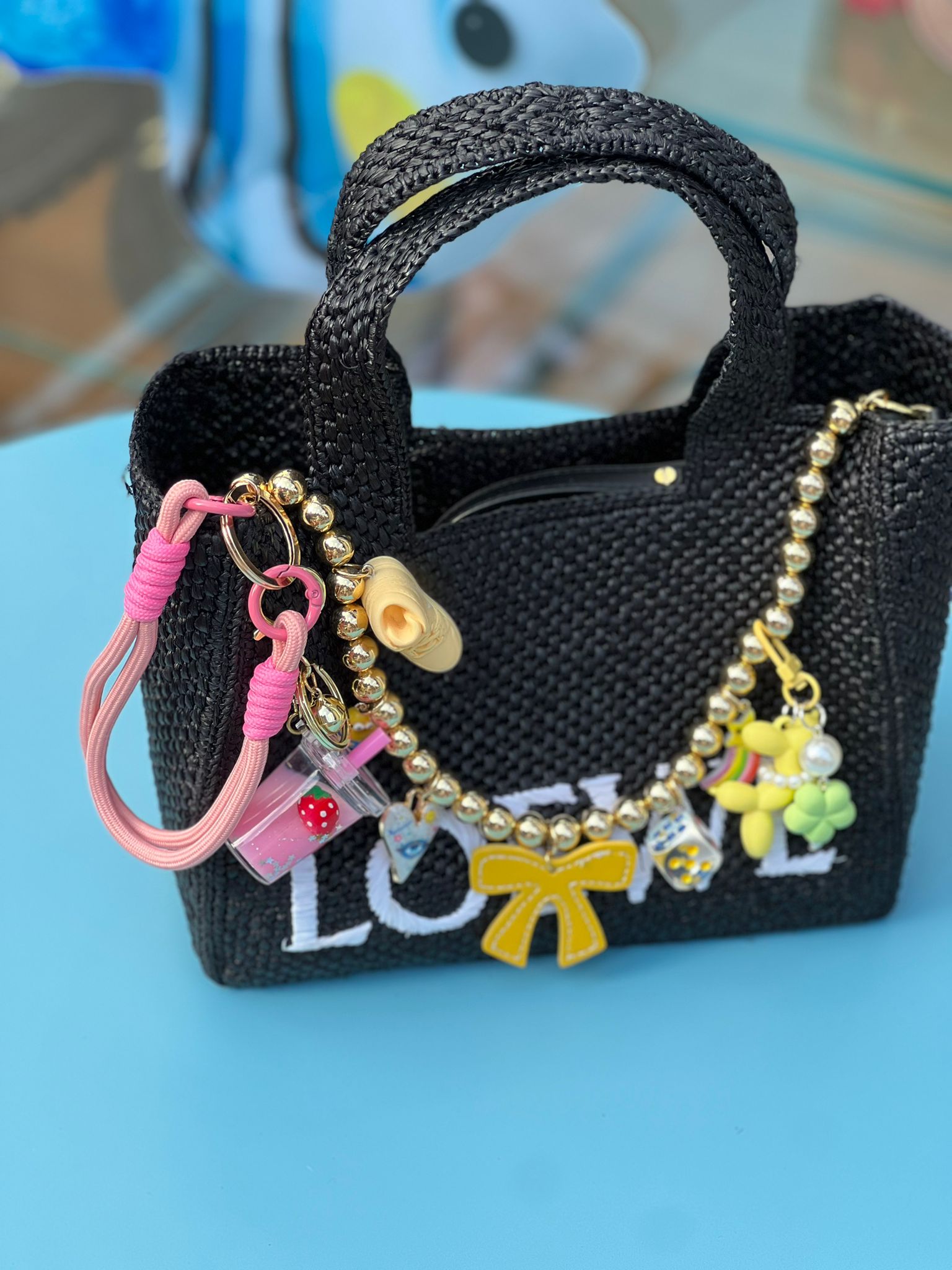 Keyhanger, cord for bags etc.