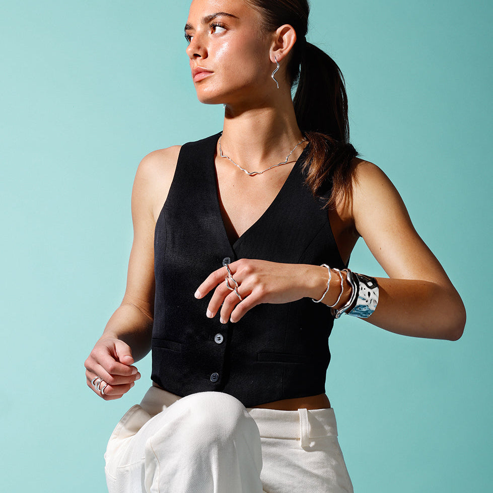 Cuff onesize, gold-plated, waterproof