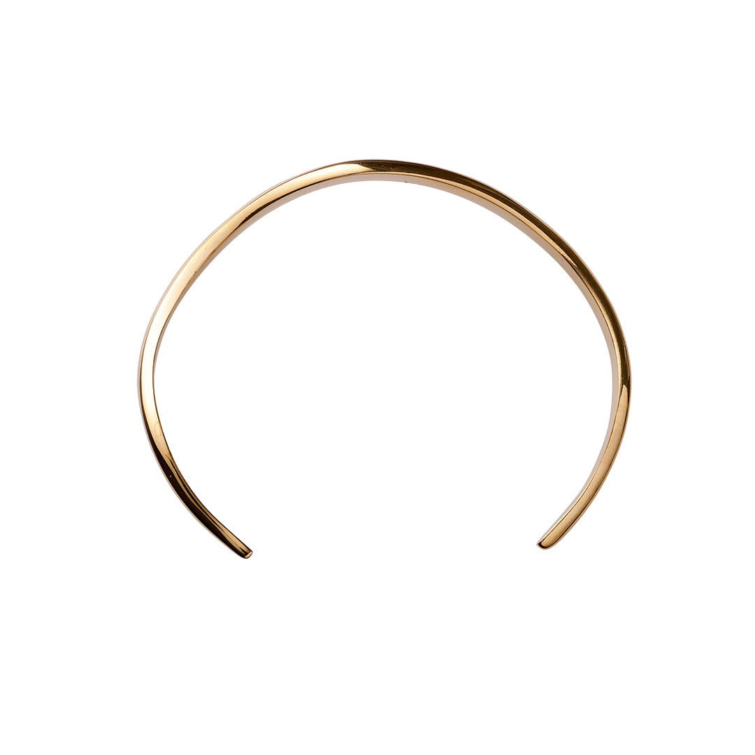 Run Way Bangle, small, onesize gold plated, Waterproof