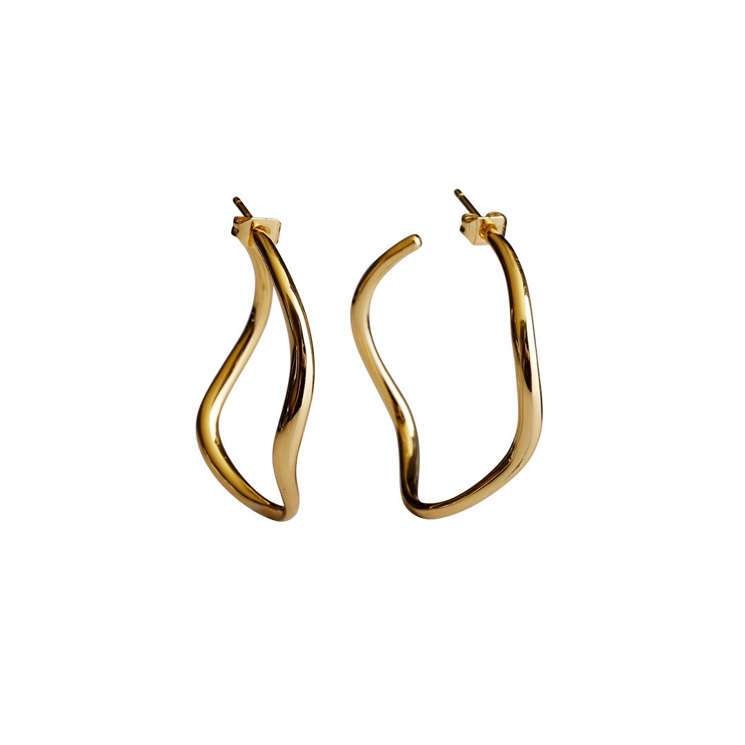 Runway Hoop Ø32 mm, 18K guldbelagt