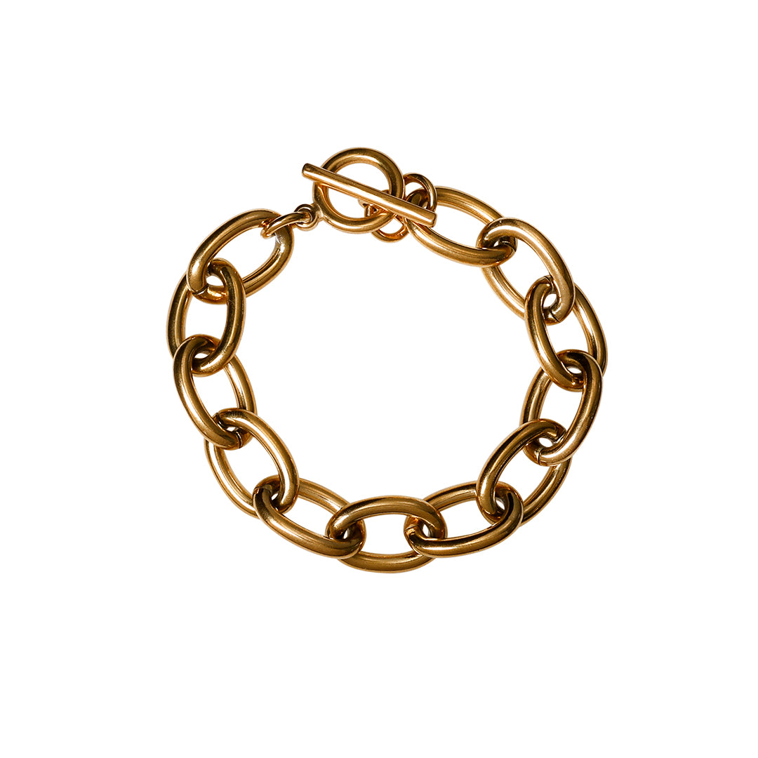 Design your own chunky link chain - 18k gold plated