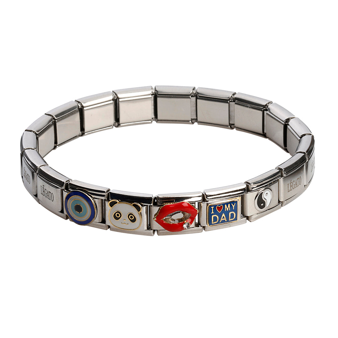 5 x assorterede led, rustfrit stål, vandfast