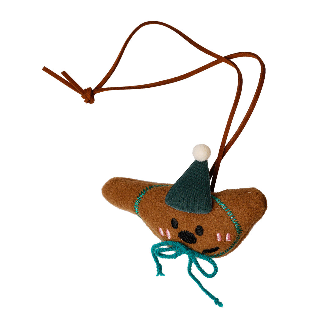 Bamse croissant nøglering