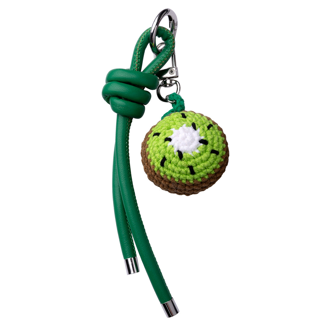 Hæklede frugter med pu snor, vælg en nøglering