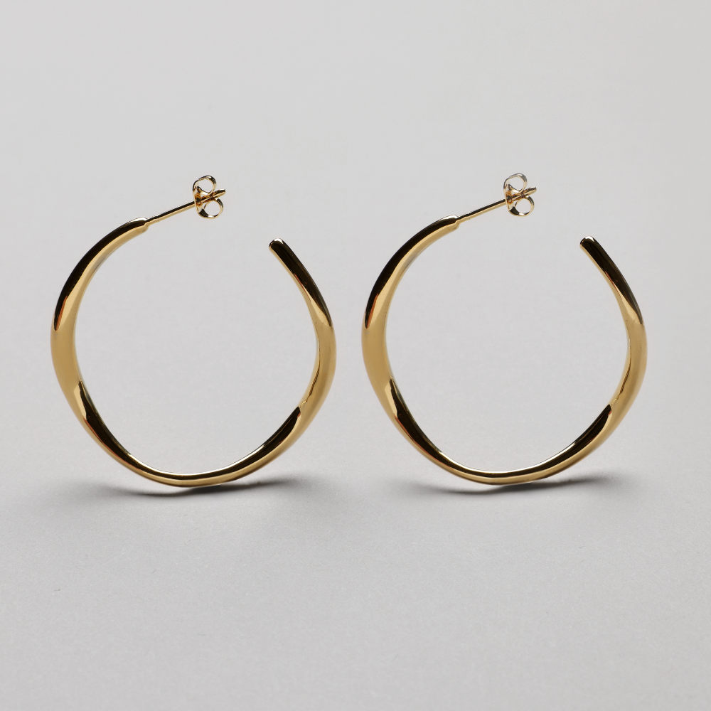 Runway Hoop Ø32 mm, 18K guldbelagt
