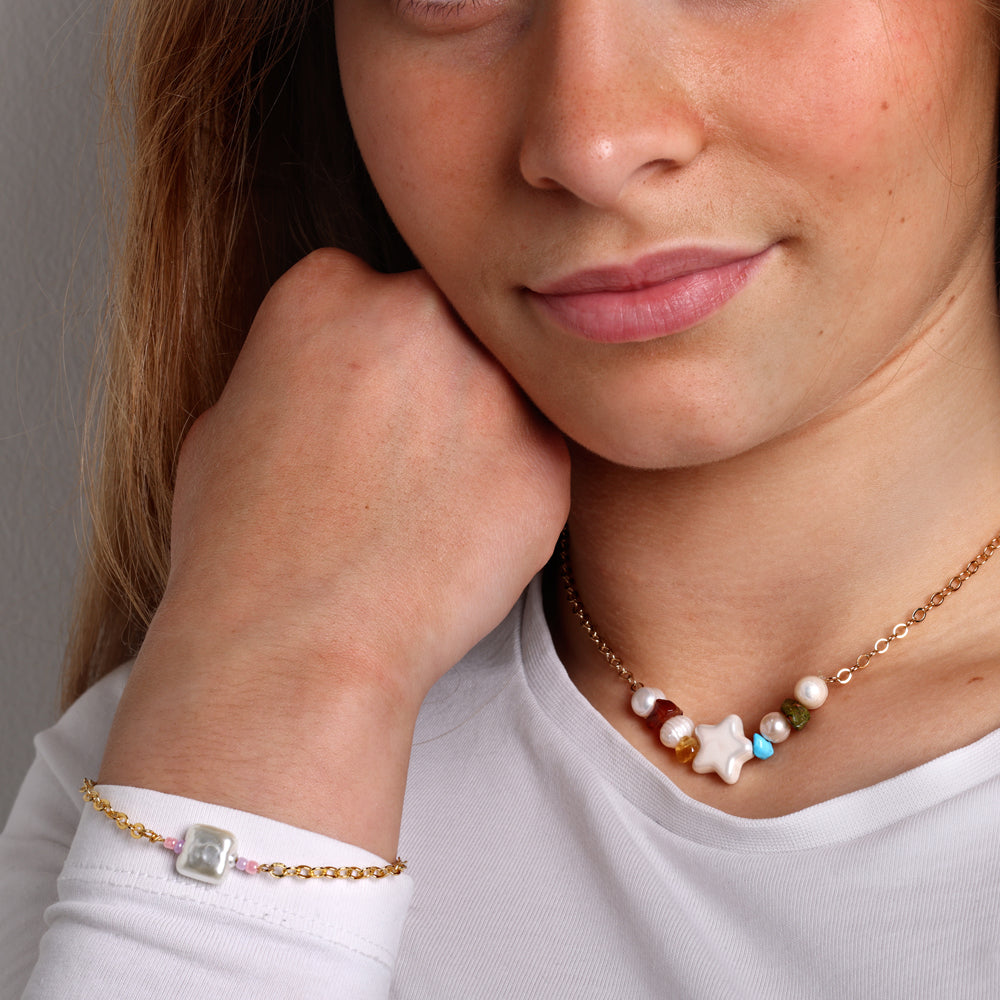 Summerlove Box Nr 3 - Ferskvandsperler & pastelperler og specialdesignede vedhæng