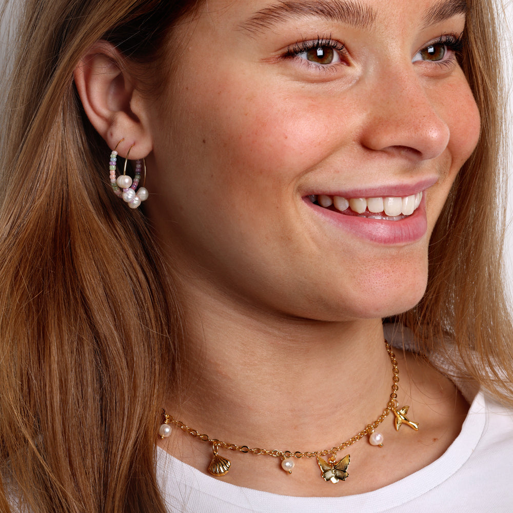 Summerlove Box Nr 3 - Ferskvandsperler & pastelperler og specialdesignede vedhæng