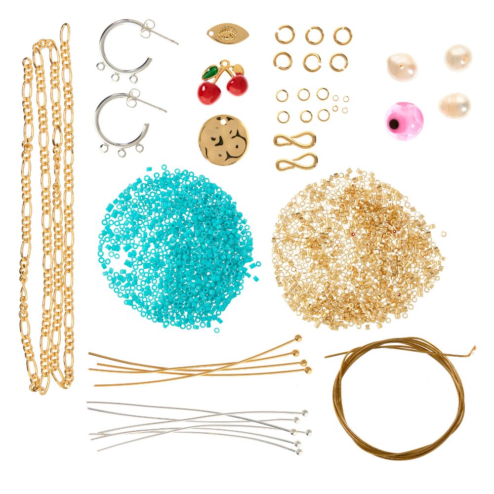Sweet Cherry Box No. 18 - Cherries and other sweet pieces of jewelry