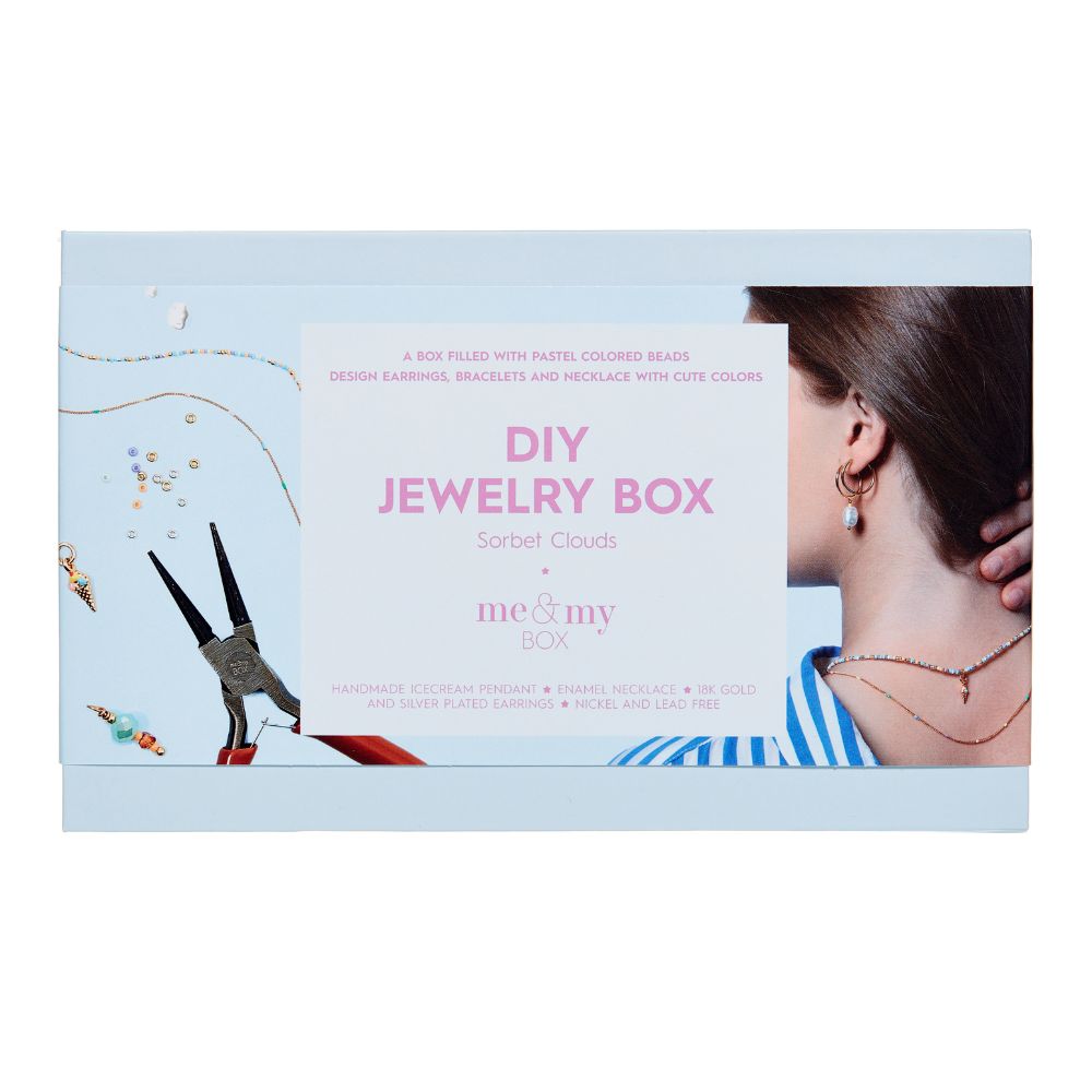 Sorbet Clouds Box Nr 20 - smukke drys af pastel smykkedele