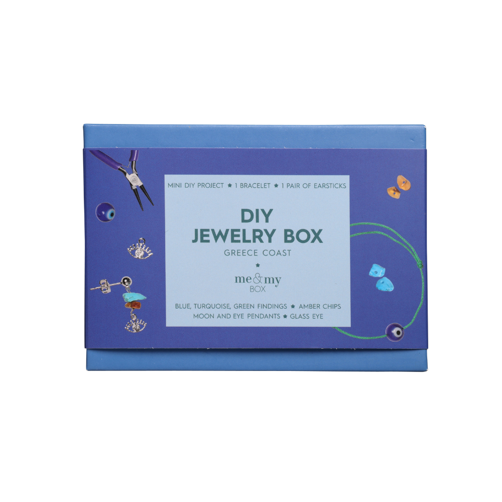 Greece Coast - Miniature Box - Mini DIY creative project