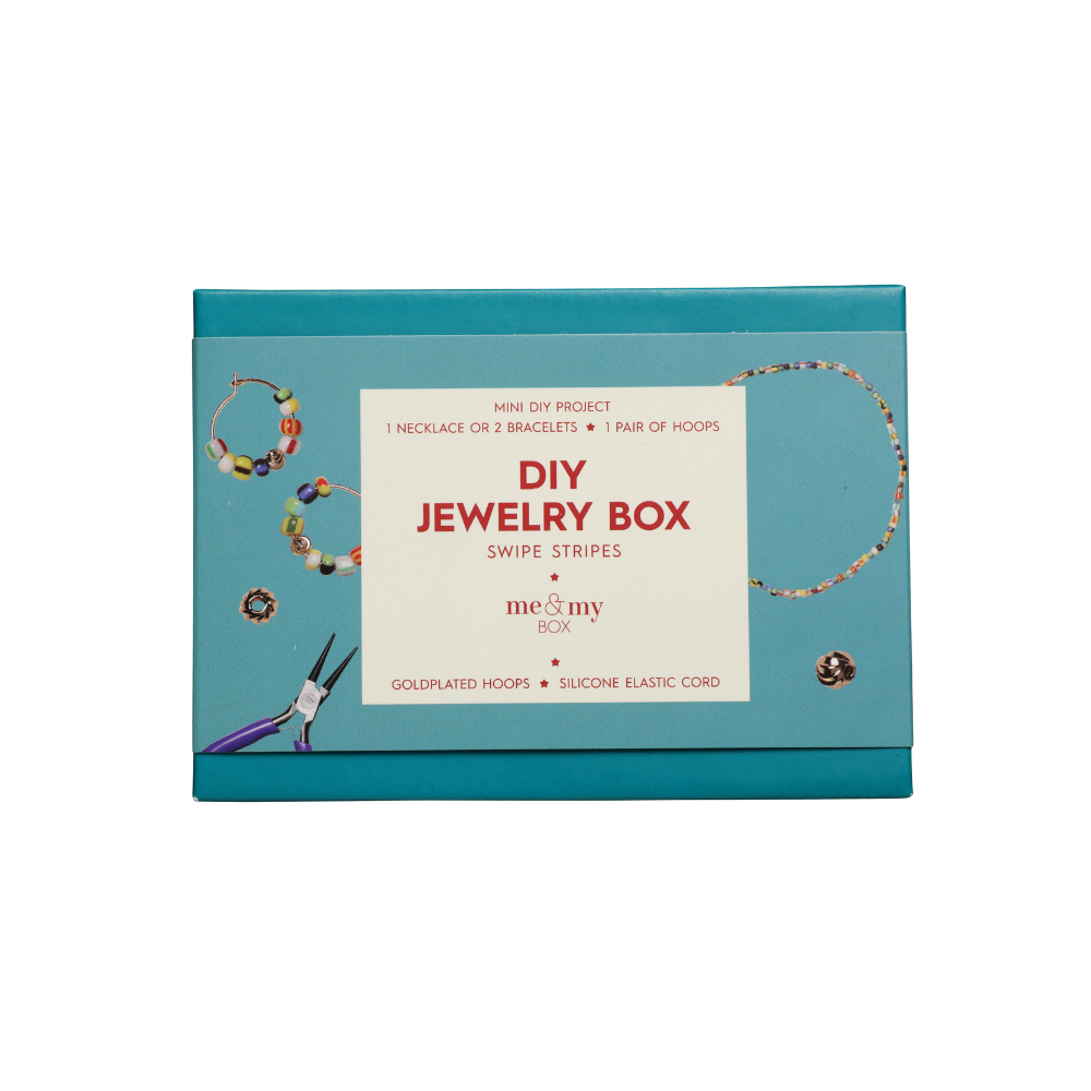 Swipe Stribes - Miniature Box - Mini DIY kreativt projekt