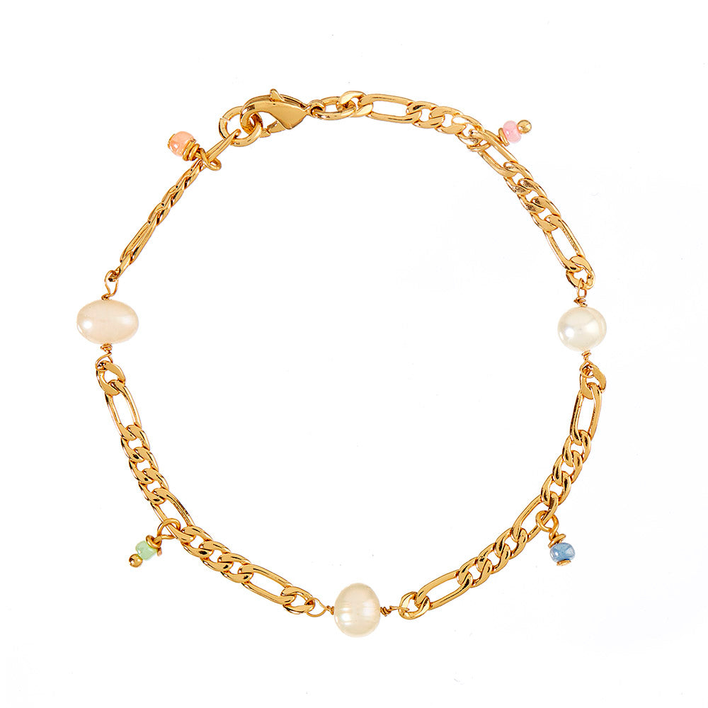 Round glass beads - pastel colors, 10 grams, 3 mm