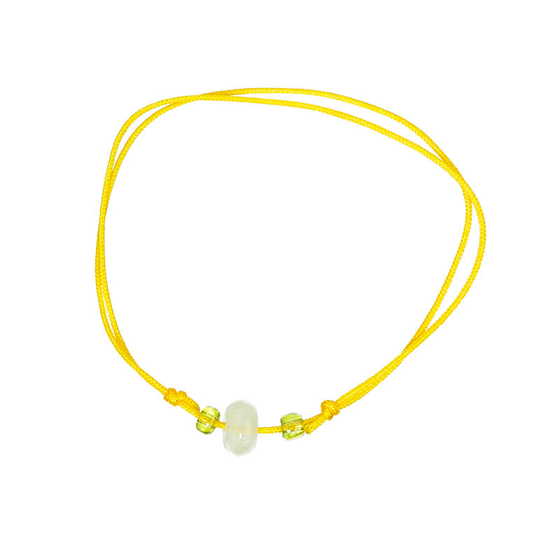 Nylon cord - 5 x 1 meter, blue, brown, green, black, white