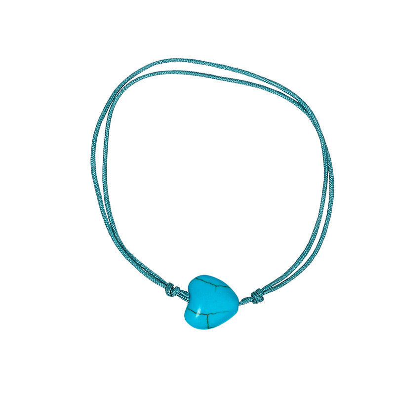 Nylon cord - 5 x 1 meter, pink, purple, white, yellow, red