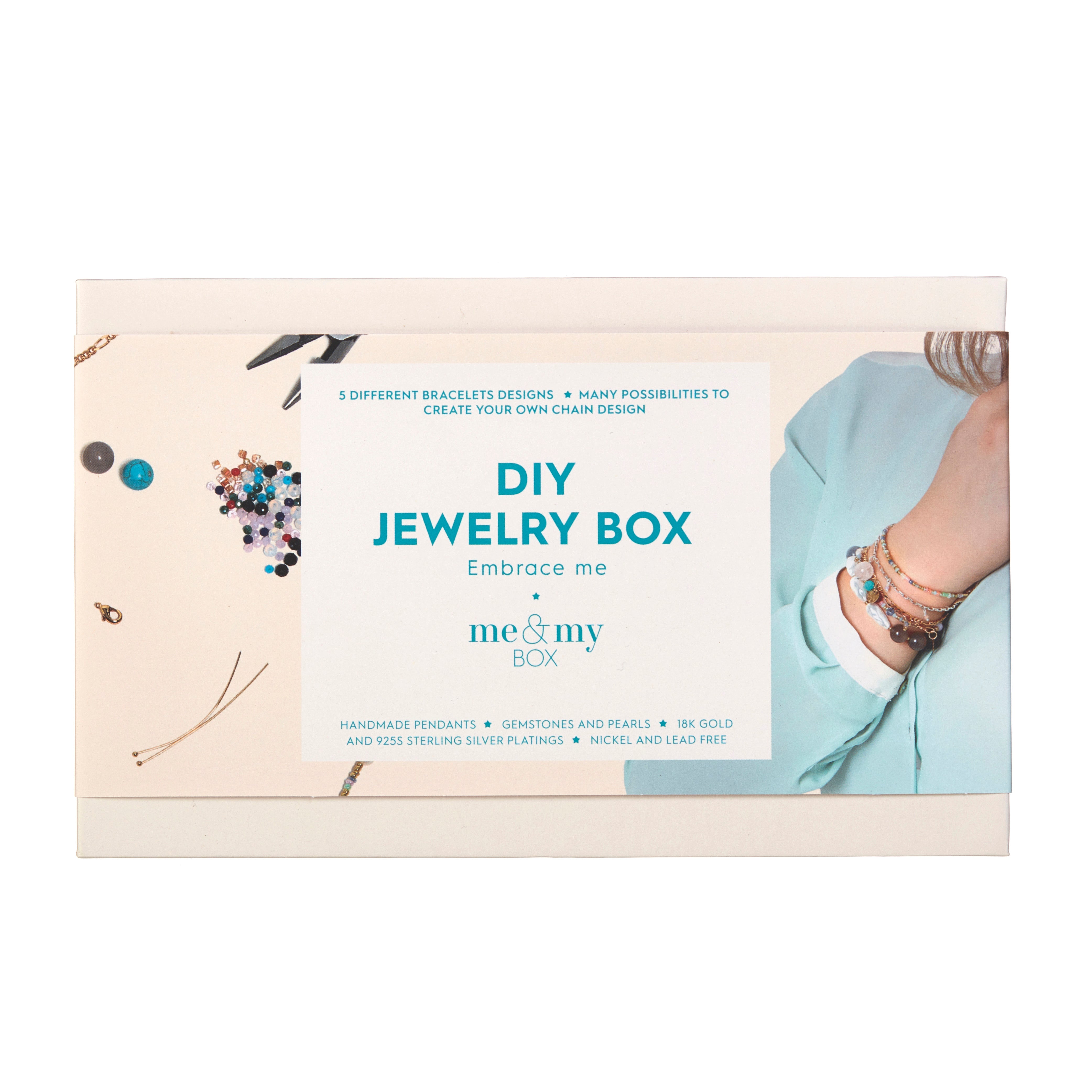 Embrace Me Box Nr 8 - Boxen fyldt med flotte dele til forskellige armbånd