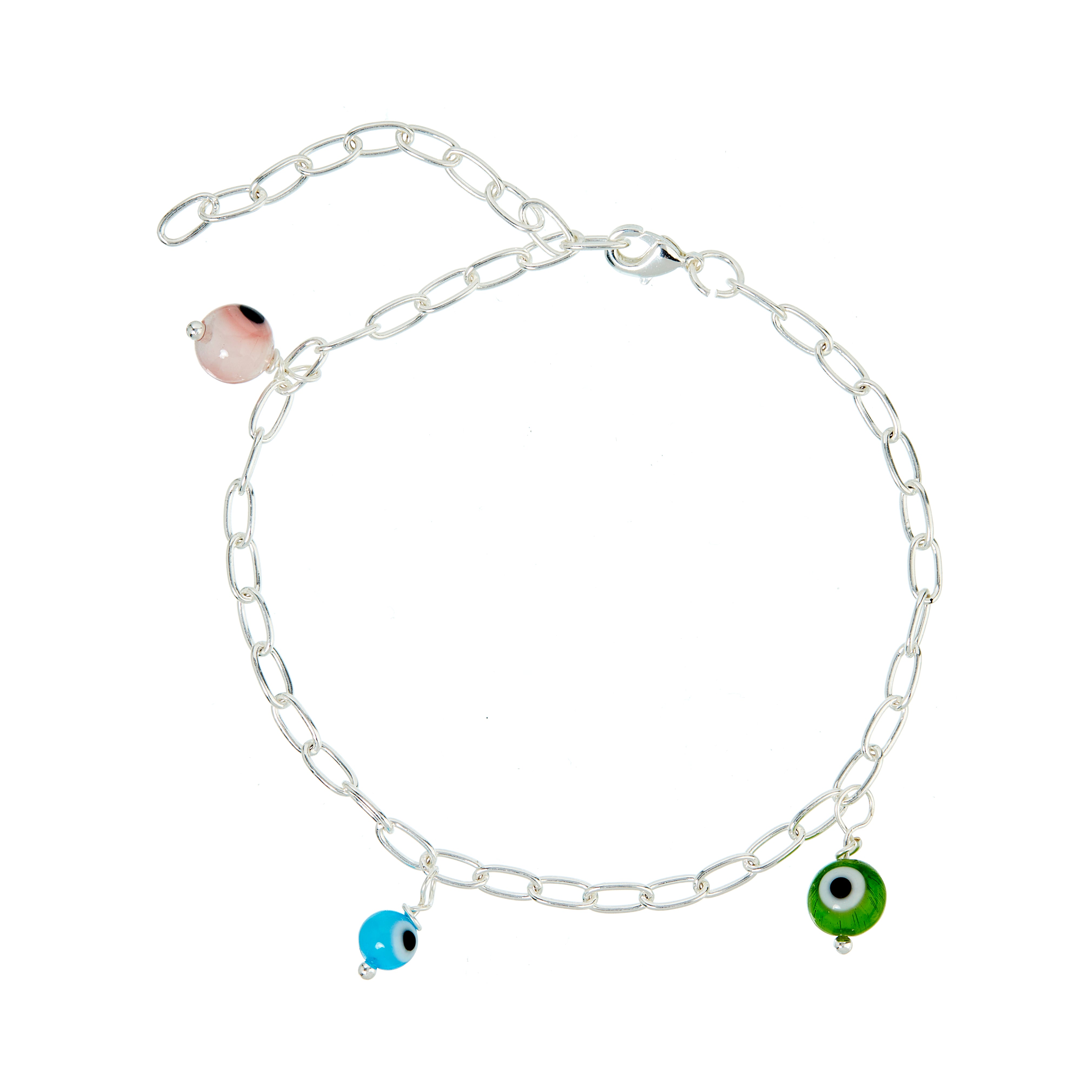 Handmade glass eyes, 10 pcs, mix, 4-10 mm