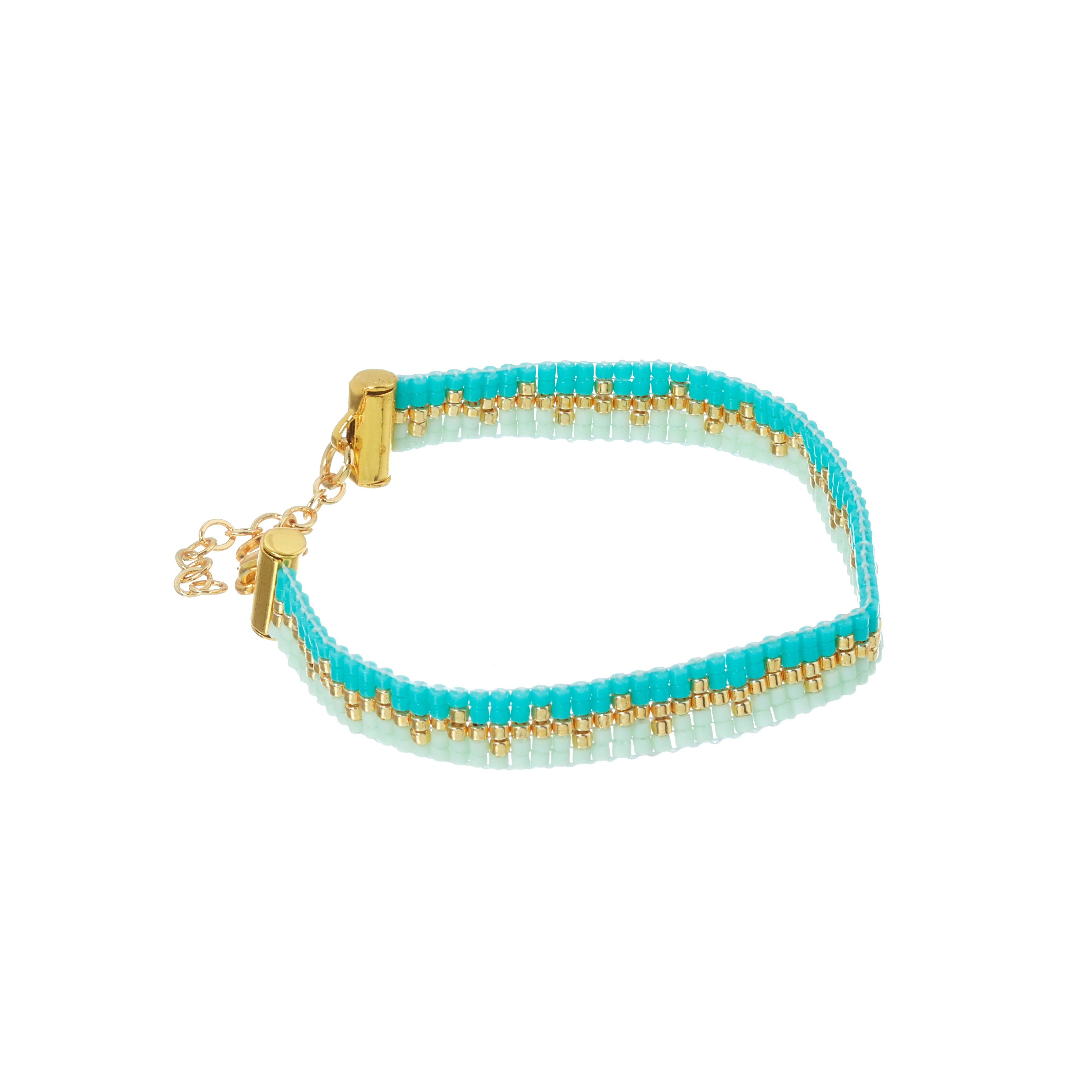 Tube beads - gold, 10 grams, 2 mm