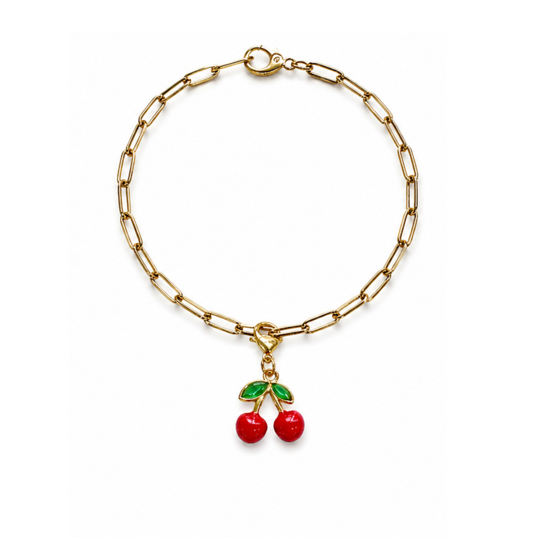Link bracelet, gold and silver plated, waterproof - 18 cm adjustable