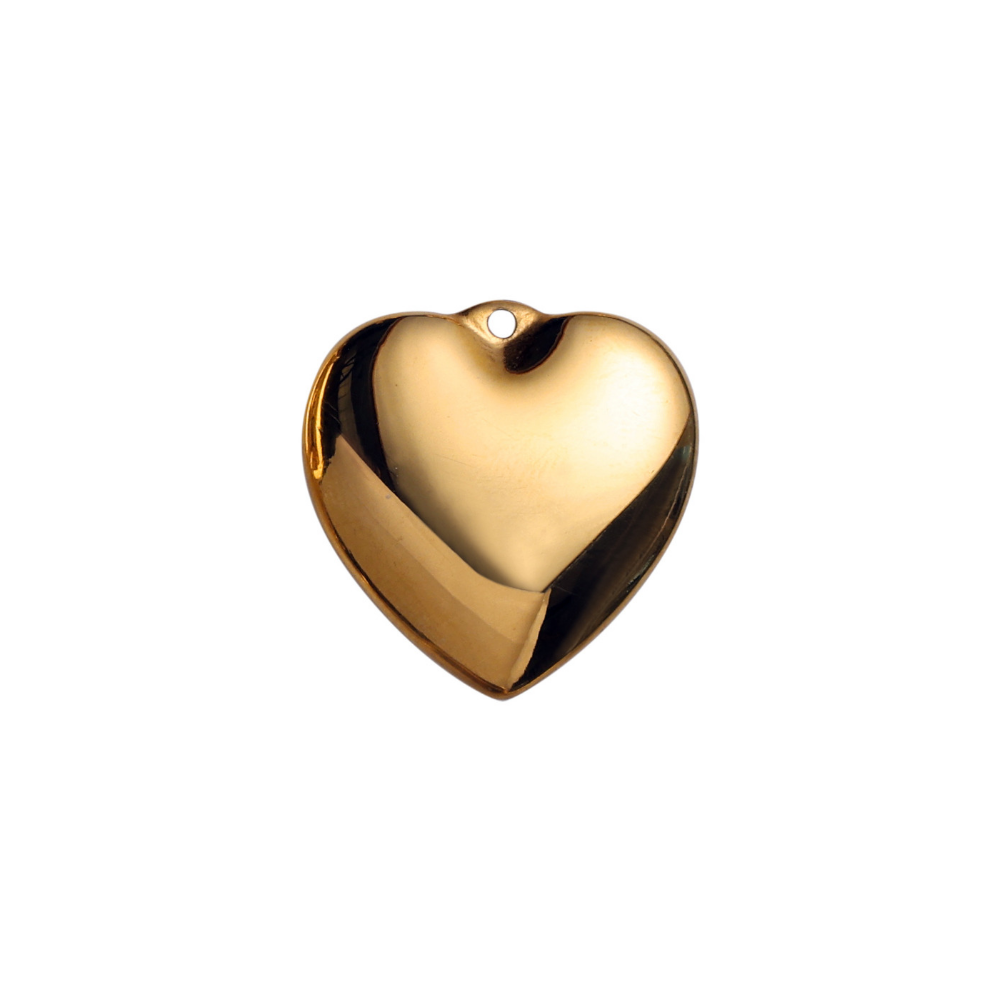 Heart pendant, FG, 1 pc, 25MM 