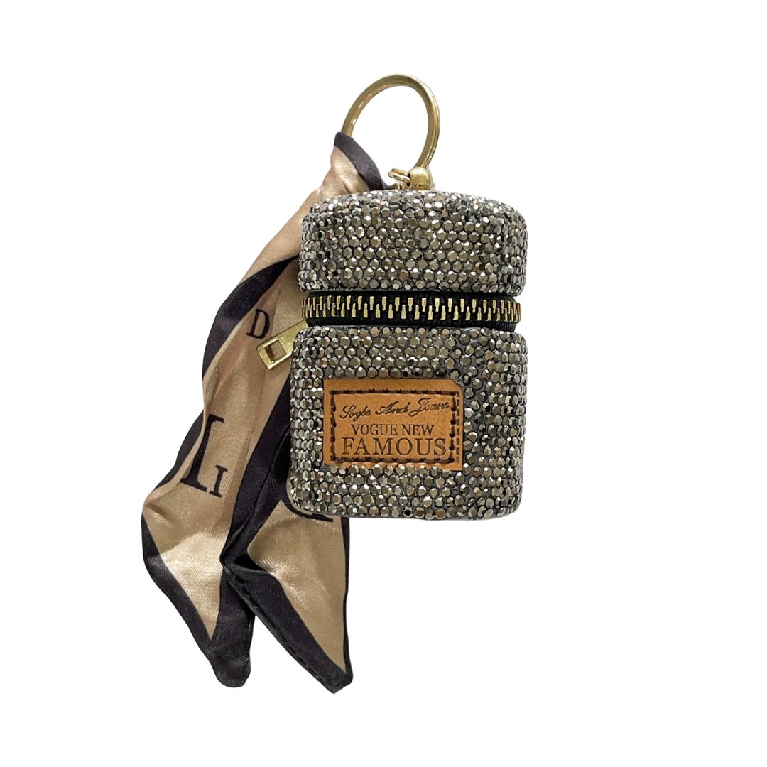 Mini taske nøglering, 10 cm høj