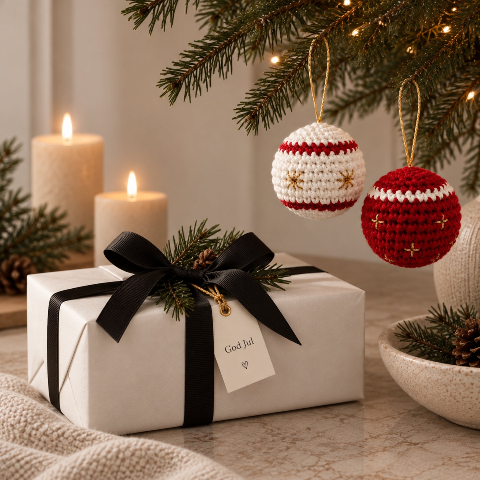 Julekugler, Diy hækle box