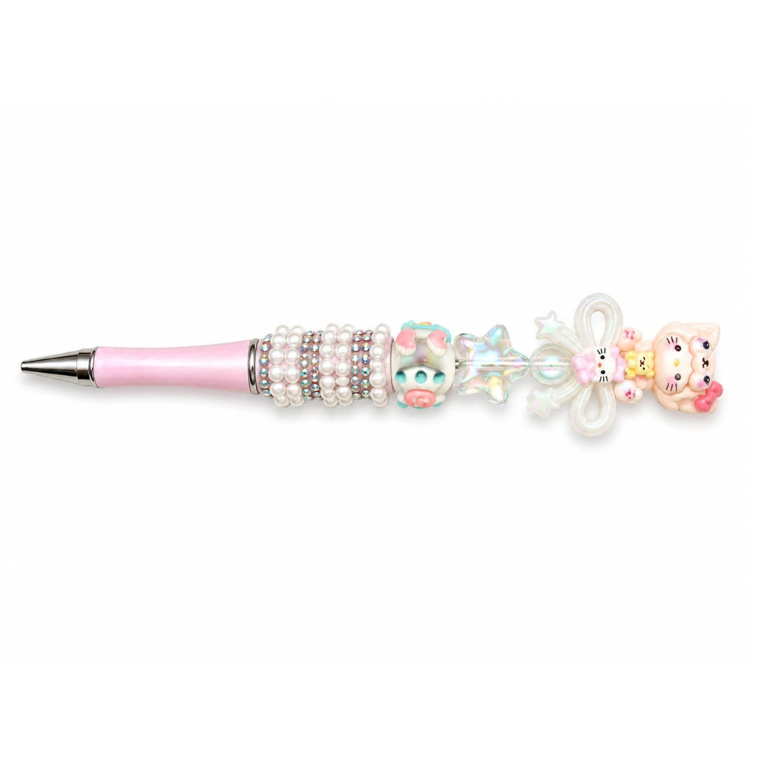 Kawaii ballpoint pen, pink, 1 pc