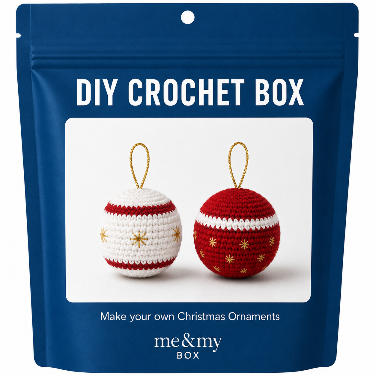 Julekugler, Diy hækle box