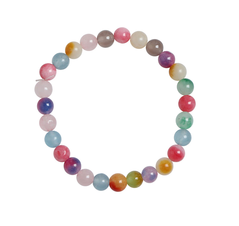 facetterede glasperler, farverige perler, glasperler, halskæde, armbånd