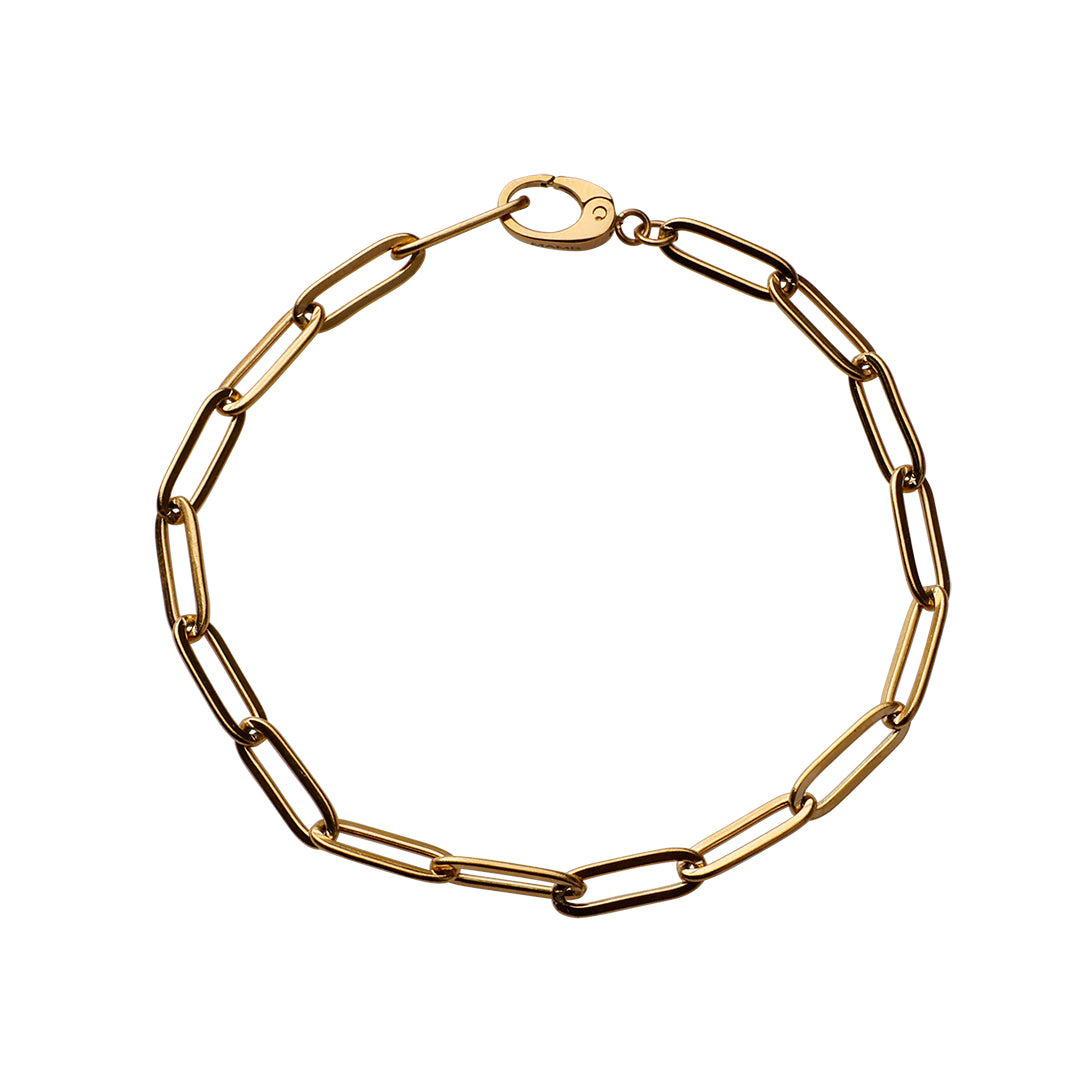 Lænke armbånd, vandfast - 18 cm justerbar