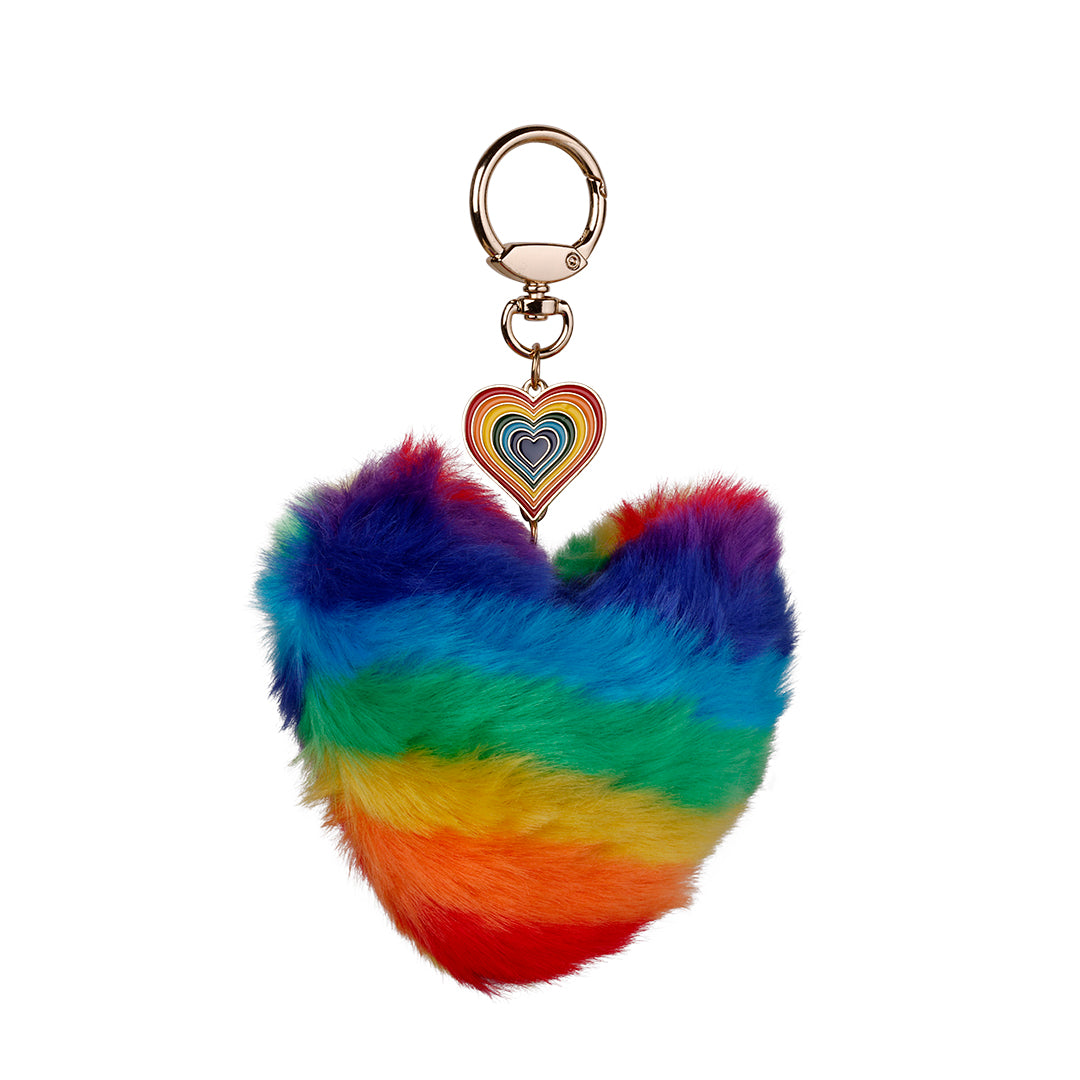 Rainbow Heart, Keyhanger, Ø8CM