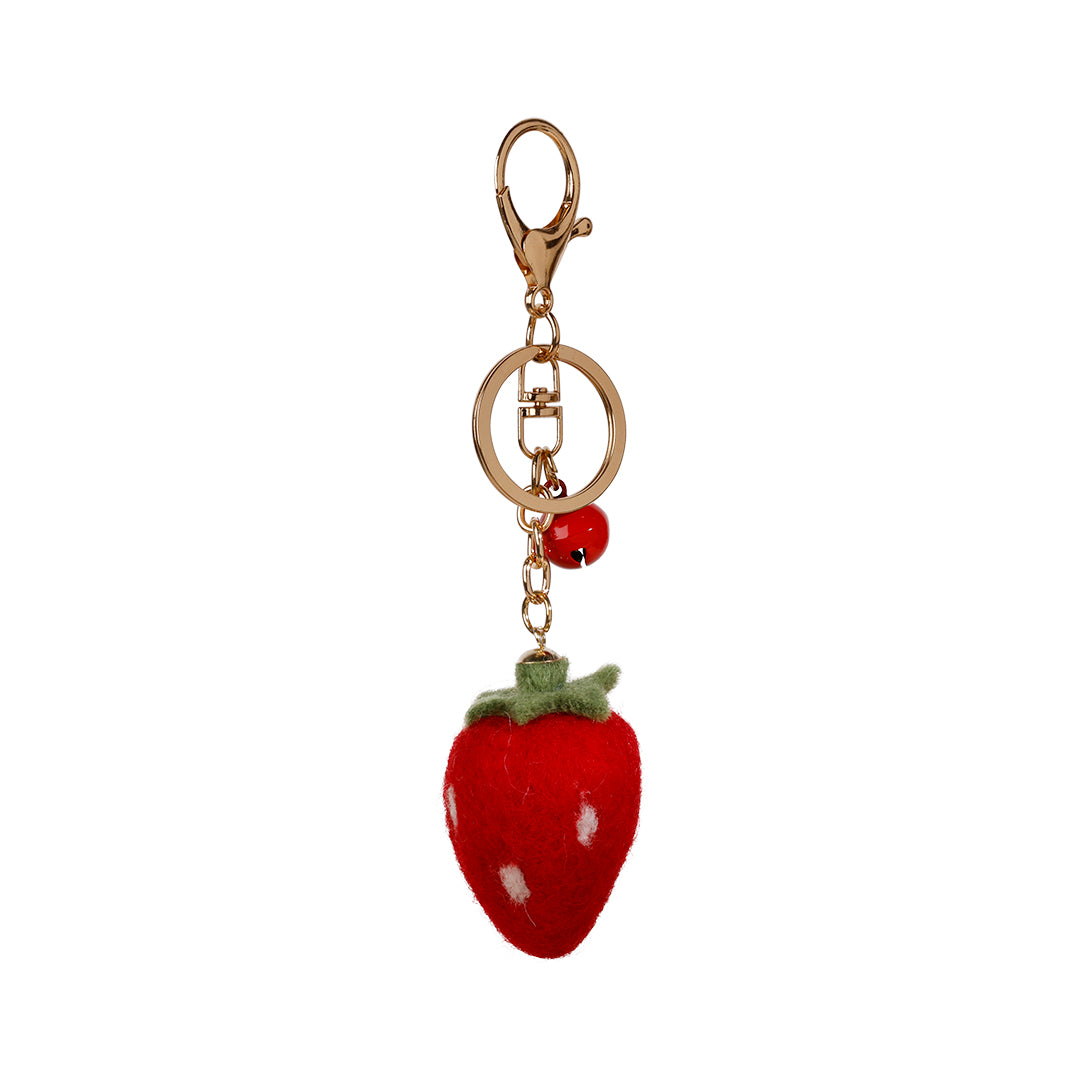 Macrame Strawberry, Keyhanger