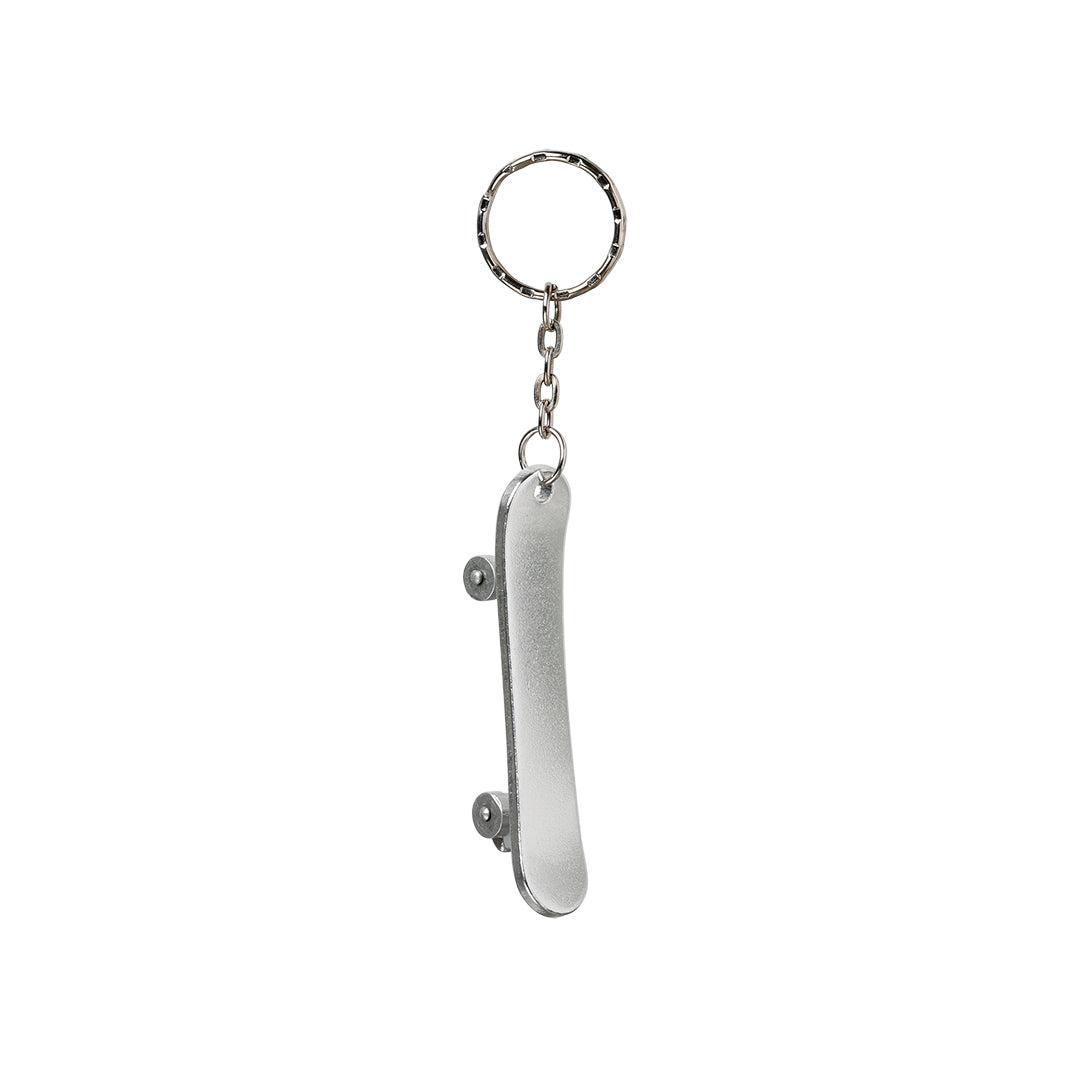 Silver Skateboard, key ring, 6 cm