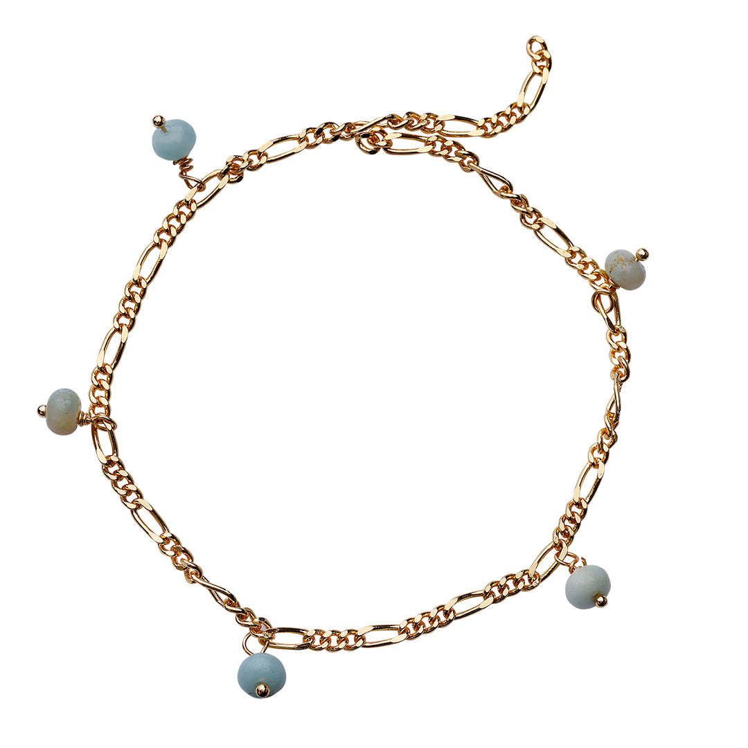 Ocean Dream Box No. 2 - Green and blue pearls and special designed sea pendants