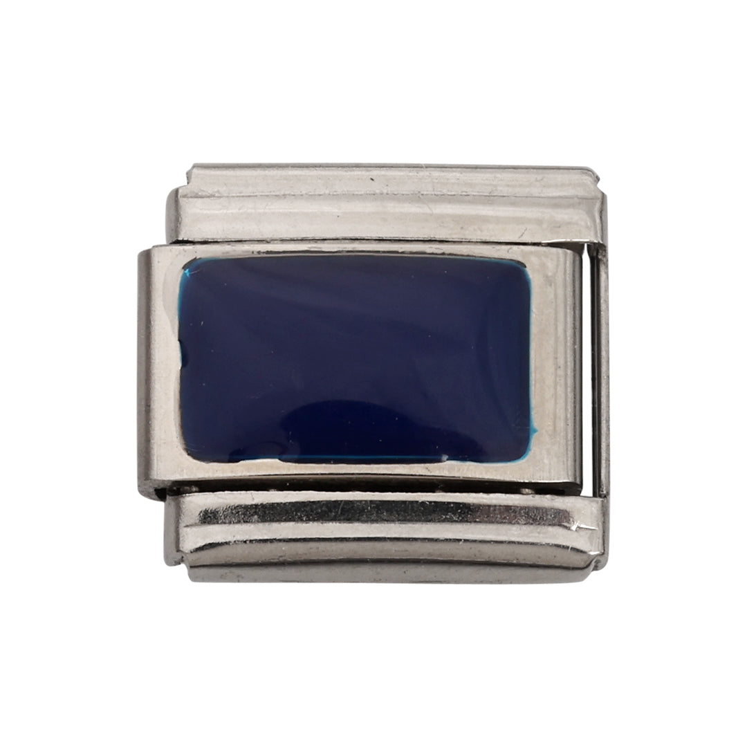 Blåt led, 1 cm, rustfrit stål, vandfast